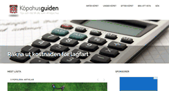 Desktop Screenshot of kopahus.se