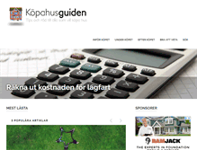 Tablet Screenshot of kopahus.se